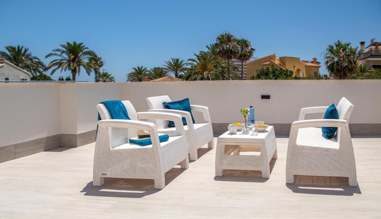 Beach Villa Flamenca Orihuela Bagian luar foto