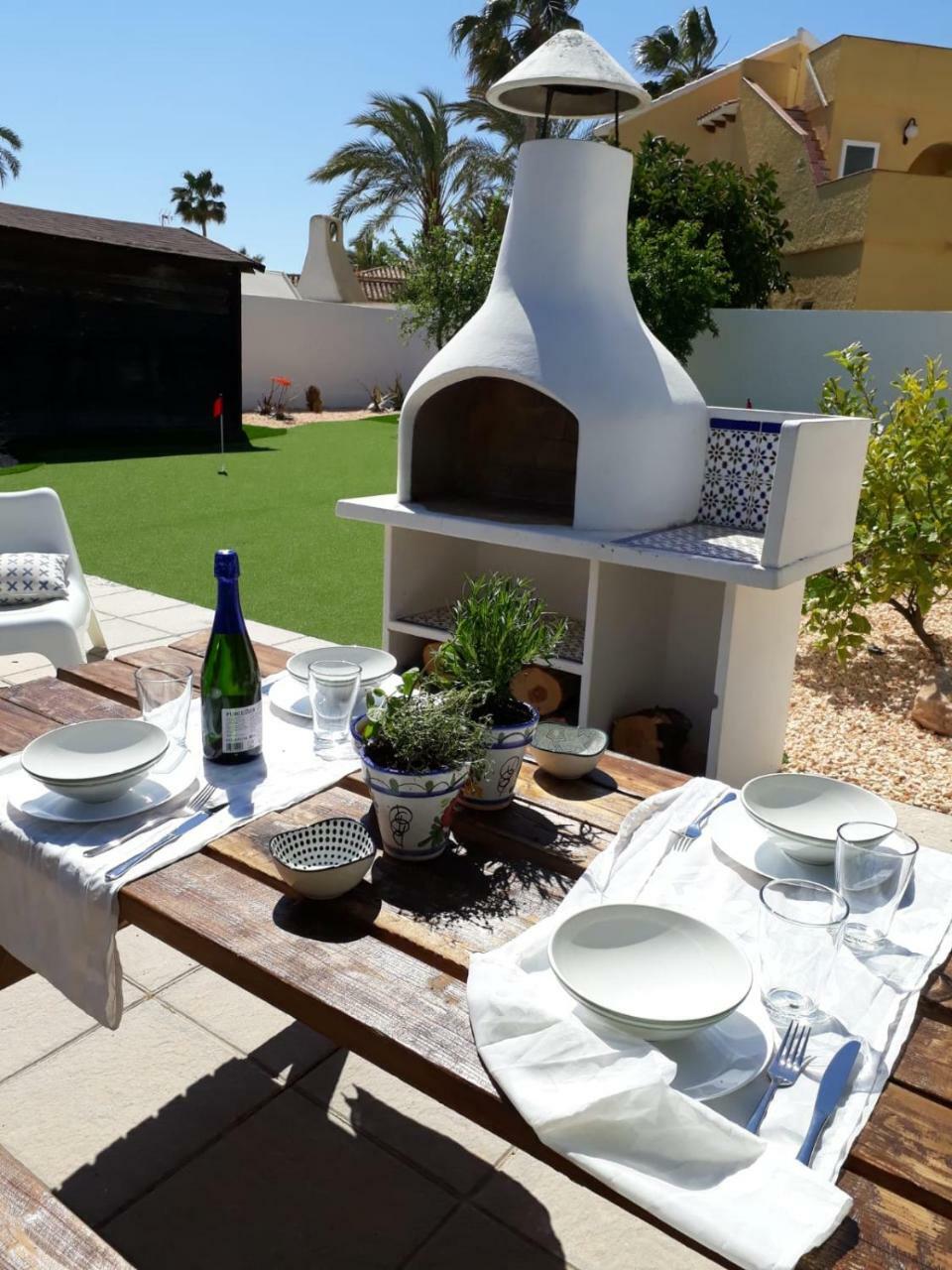 Beach Villa Flamenca Orihuela Bagian luar foto
